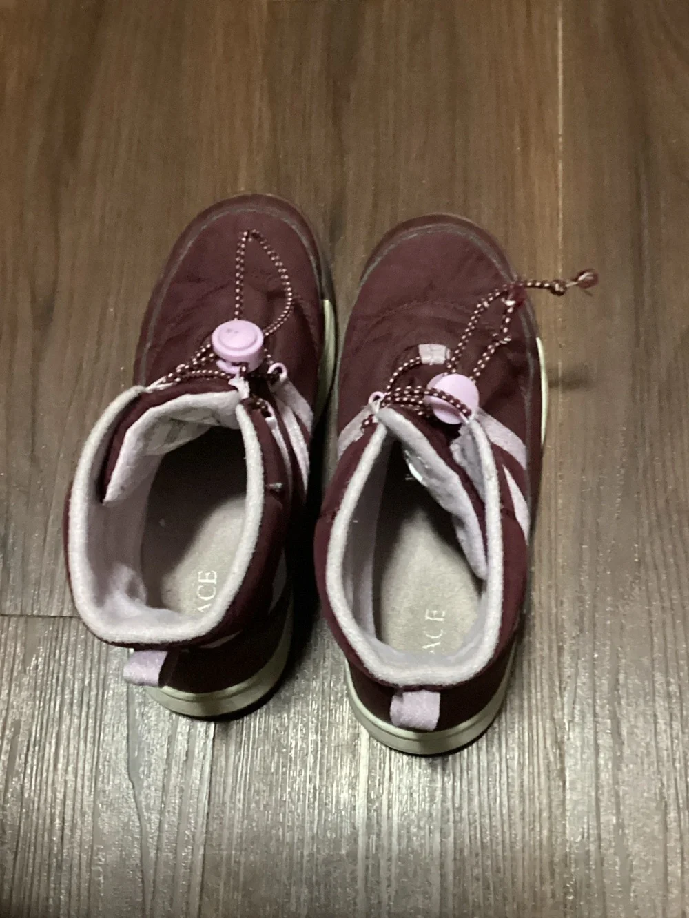 The Children's Place Maroon and Light Pink Kids Winter Boots Sz 3